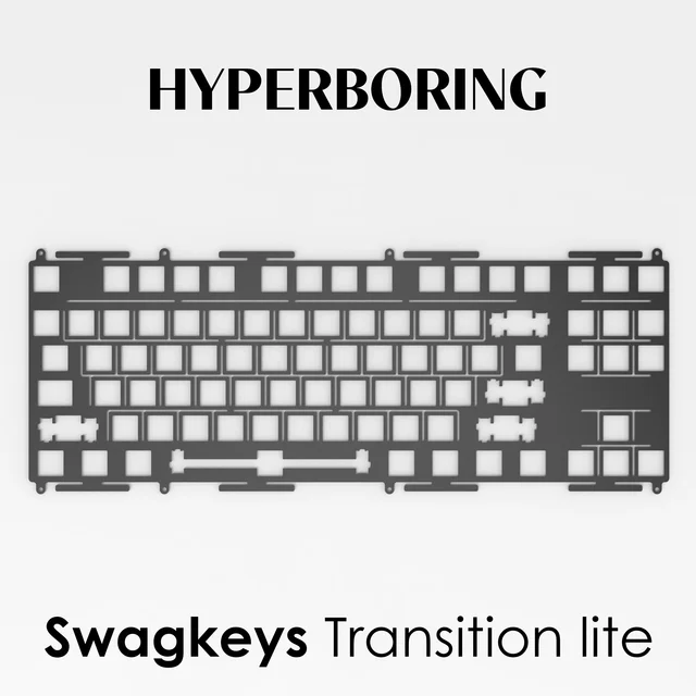 キーボード Swagkeys TRANSITION LITE 8K PCB Swagkeys Transition Lite TKL Accessories – Divinikey