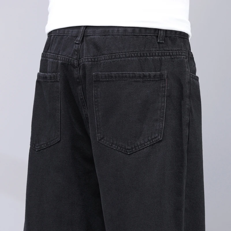 Black Jeans Men Loose Fit Baggy Pants Wide Leg Streetwear Hiphop Male Denim Pants Mens Clothes Long Trousers 2022 New Arrival 6