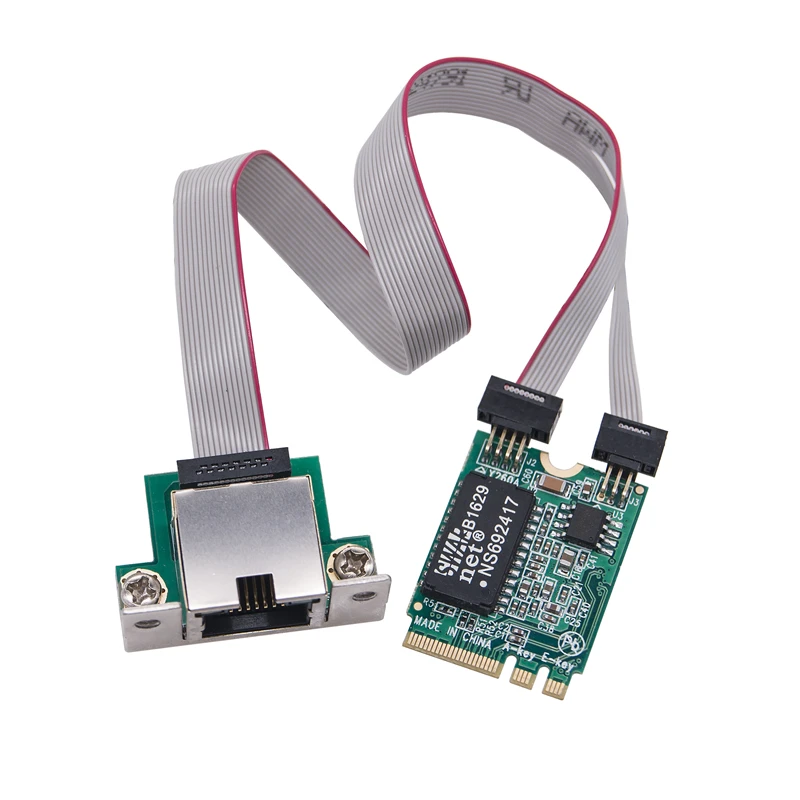 데스크탑 PC용 단일 전기 포트 네트워크 카드, M.2 A + E/Mini PCI Express 기가비트 이더넷 네트워크 어댑터, I210AT 칩, 1G RJ45