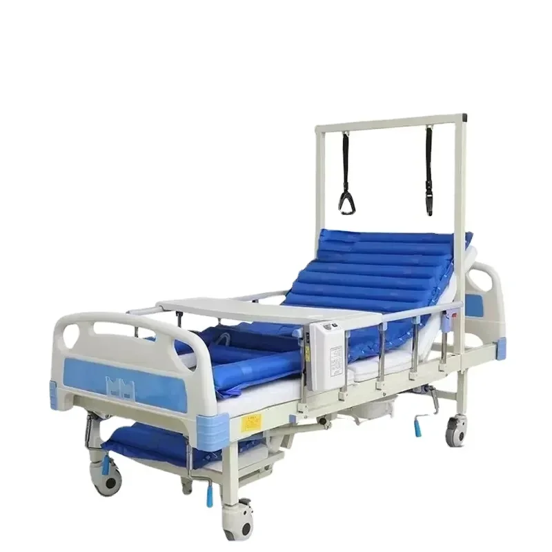 

Elderly Medical Bed Full-Curved Double-Shake Multifunctional Hospital Manual Lifting Bed Turning Home Therapeutic Bed