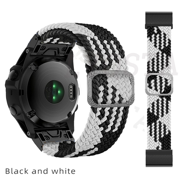 Smart Watch Band For Garmin Fenix 6 6Pro 5 5Plus 7 Descent Mk2S Easyfit Braided Strap For MARQ Series Watchband Accessories