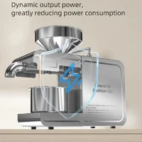 T1 Stainless Steel Peanut and Sesame Oil Press Machine Commercial Fully automatic Small and medium peanut oil press 1