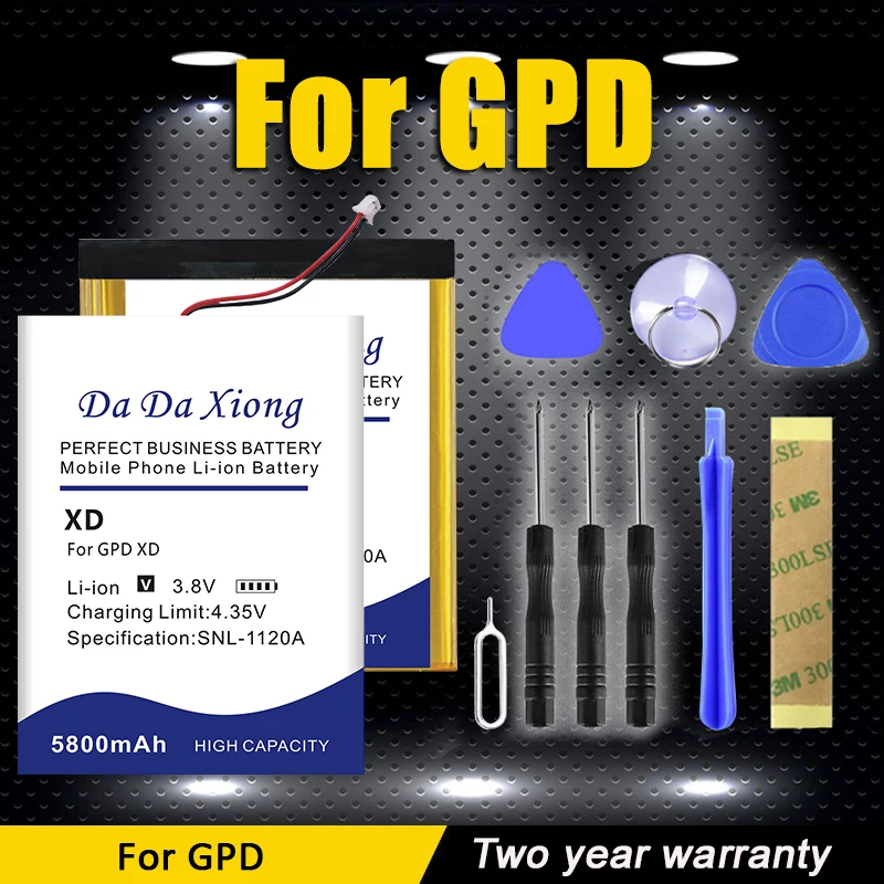 Gpdwinmax Gpdmicropc Muslimexatsgpxd Gpdwin1 Gpdwin2 Gpdwin3 Batteria Per Gpd Pocket Win 1 2 3 P2 Xd Max Micropc Plus