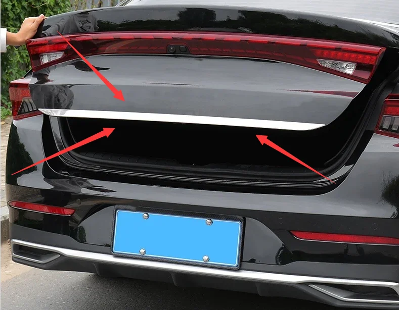 뒷문 뒷문 바닥 커버 몰딩 트림 스테인레스 스틸 뒷문 트림 자동차 액세서리 기아 Optima K5 GT 2020 2021