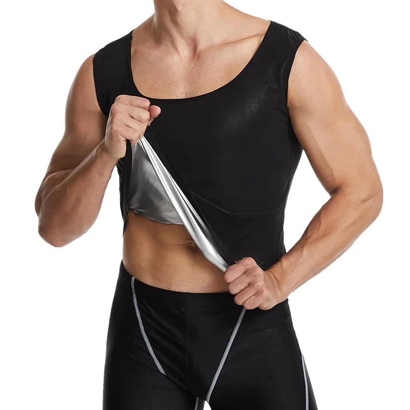 Waist Trainer Body Shaper CXZD Men Shapewear Sauna Sweat Vest Body Shaper Gym Fitness Tank Tops Tummy Control Undershirt Burst Sweat Waist Trainer Corset