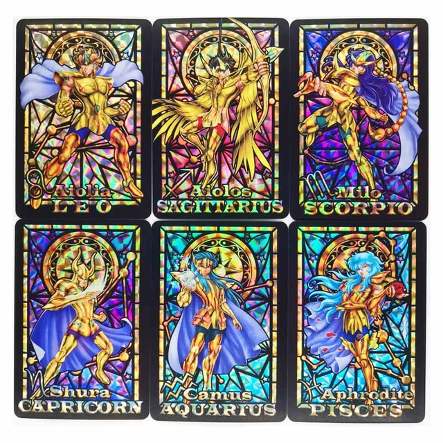 12pcs/set Saint Seiya Soul of Gold The Signs of The Zodiac Toys Hobbies  Hobby Collectibles Game Collection Anime Cards