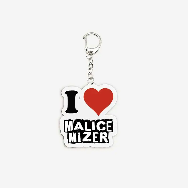 Acrylic Mana Sama Keychain for Accessories Bag Malice Mizer Key