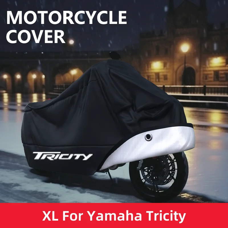 For Yamaha Tricity 300 125 155 2018 2019 2020 2021 2022 Motorcycle Cover  Outdoor Uv Protector Dustproof Rain Covers