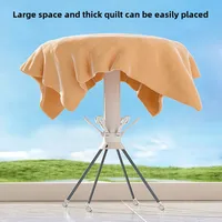 Foldable Octopus Balcony Clothes Drying Rack Stand, Portable Small Octopus Sun Clothes Rack - Space-saving & Mobile 2