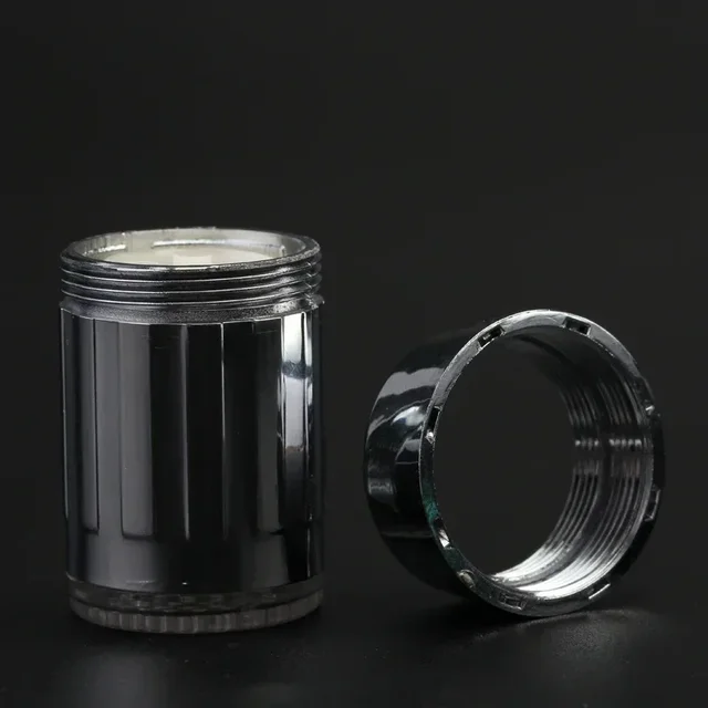 Zhang Ji LED อุณหภูมิ 3 สี Light-up ก๊อกน้ําห้องครัวห้องน้ํา Glow ก๊อกน้ําประหยัดน้ํา Aerator TAP หัวฉีดฝักบัว 2