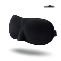 Premium Contoured 3D Sleep Mask - Ultra - Soft Light Blocking Eye Mask for Ultimate Comfort (1PCS)