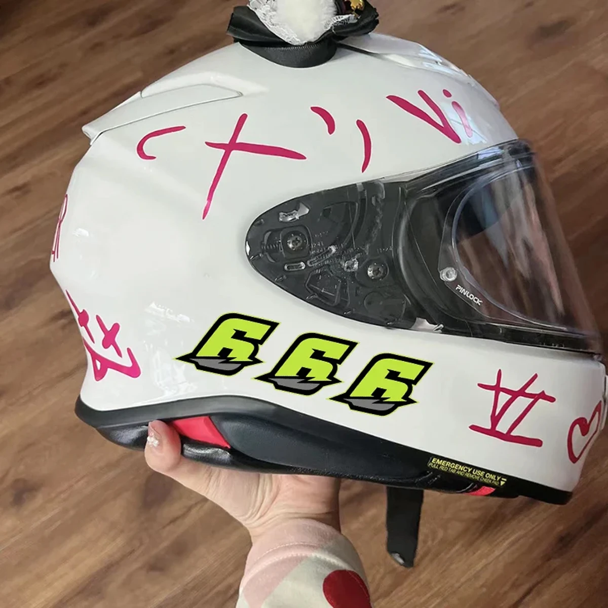 0123456789 Number Motorcycle Stickers Fuel Tank Fairing DIY Moto Helmet Body Vinyl Decals Accessories for Kawasaki YAMAHA