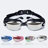 Swimming Goggles for Swim Adult Children Glasses One-piece Earplugs Electroplating Anti-fog High-definition Swimming Accessories 1