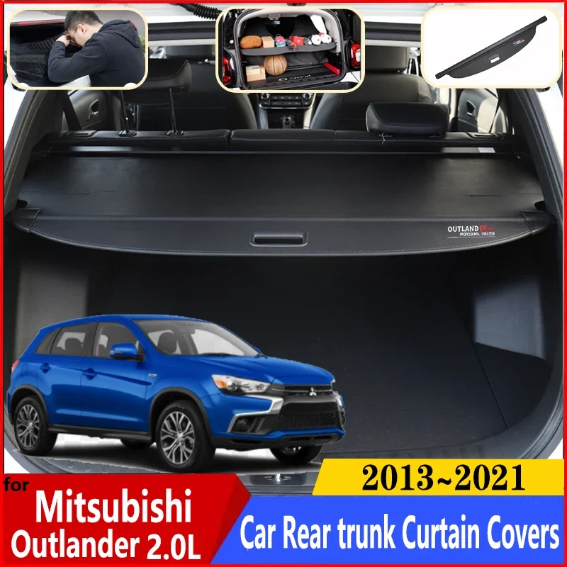 

Car Trunk Curtain For Mitsubishi Outlander 2.0L 2013~2021 Auto Trunk Luggage Curtain Cargo Shield Retractable Car Accessories