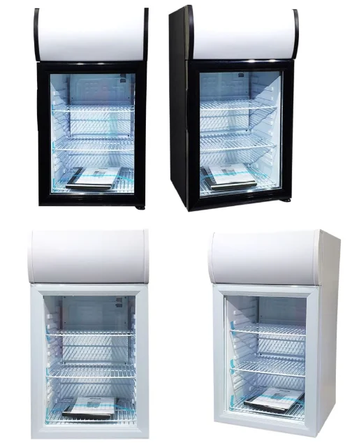Door Display Upright Beverage Refrigerator Small Drink Dispenser Fridge Machine For Office Or Bar With Adjustable