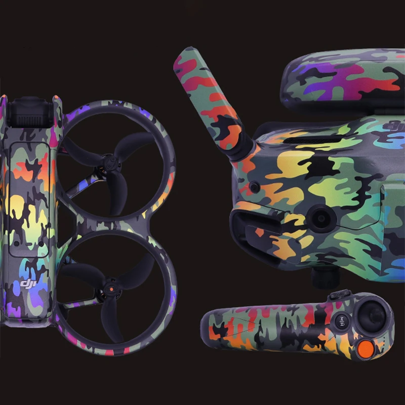 Stickers Drone Motion Rocker 3 Flight Glasses Goggles 3 Anti-scratch Protective Film Refit Decals Skin Accessory for DJI Avata 2
