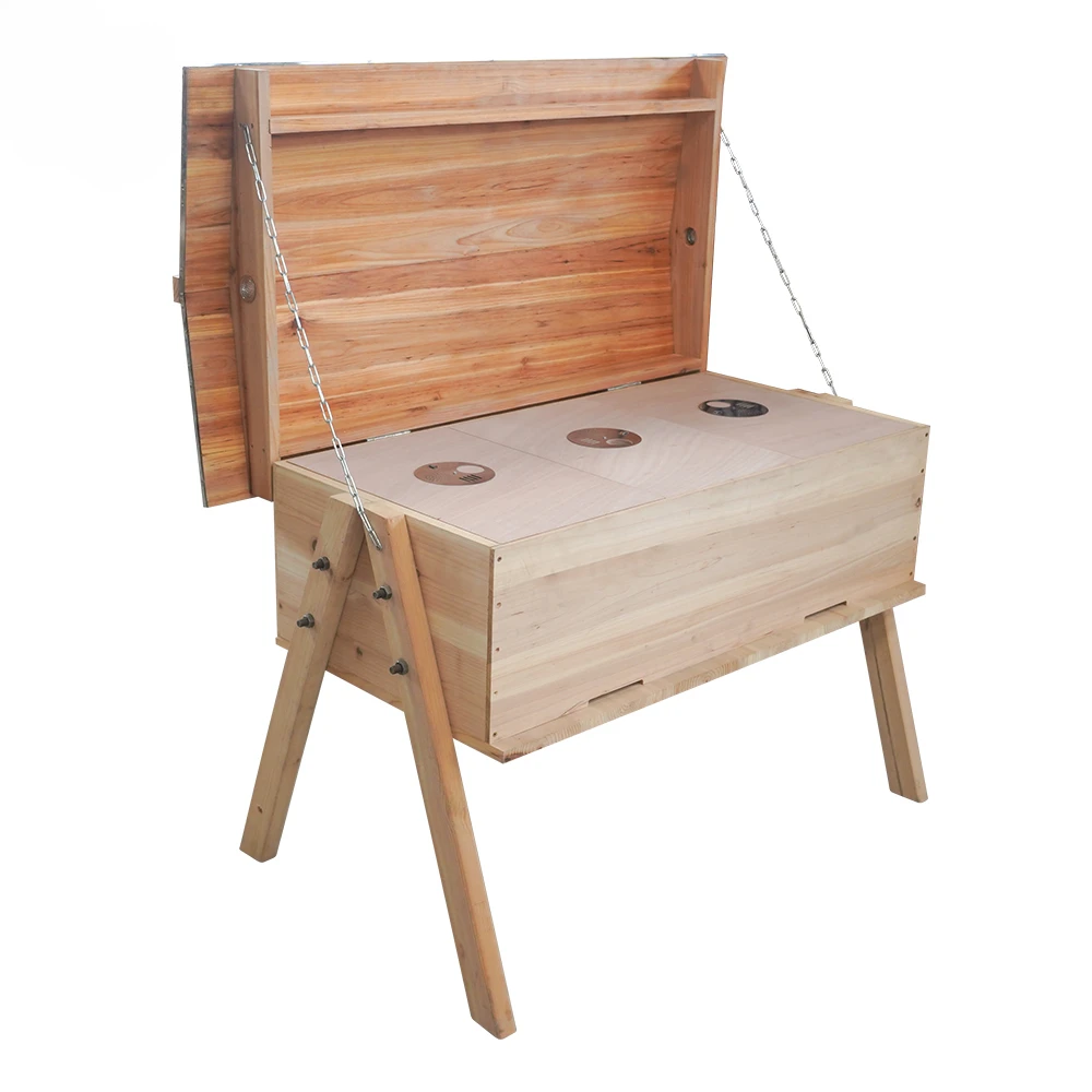 

Hive for bees 30 frames wooden top bar beehive