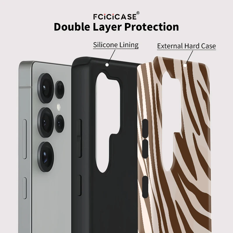 Luxury Leopard Pattern Shockproof Phone Case by Fcicicase