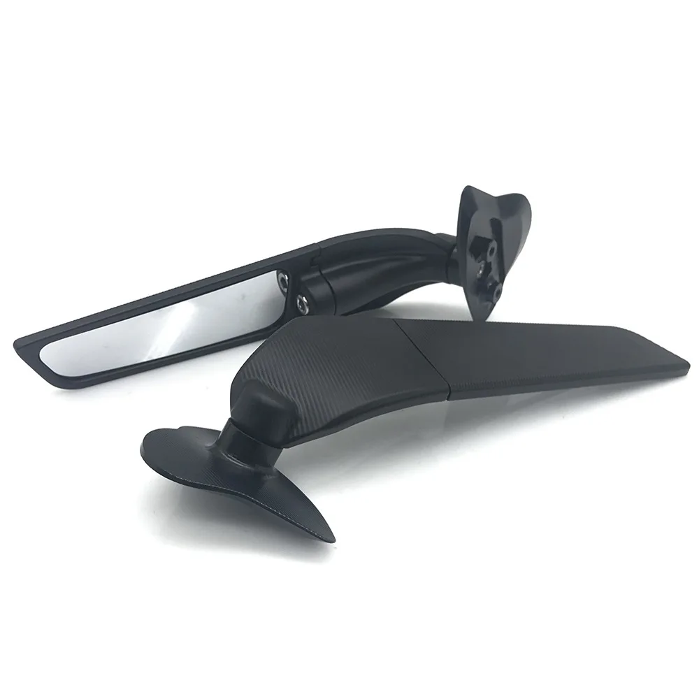 

For YAMAHA YZF-R6 R7 Motorbike Modification Aluminium Alloy Fixed Wind Wing Rear View Mirror Wind Blade Reflector