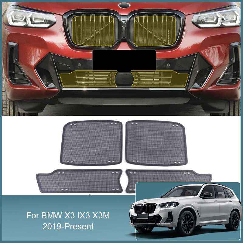 Stainless Steel Car Insect Screening Mesh Front Grille Insert Net Styling  For Bmw X3 Ix3 X3m 2019-2025 Auto Accessoories - Racing Grills - AliExpress