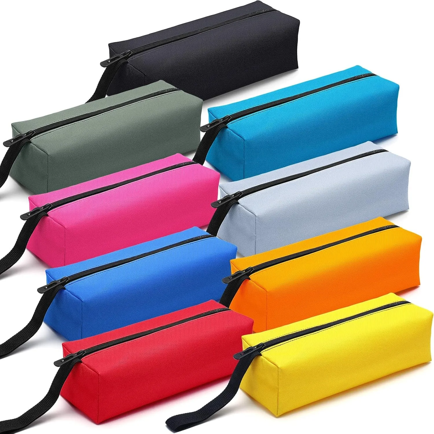 Küçük Alet Çantası Fermuarlı Alet Çantaları Kanvas Su Geçirmez Çok Yönlü El Fermuarlı Alet Çantaları Fermuarlı Alet Çantası Tote Çanta