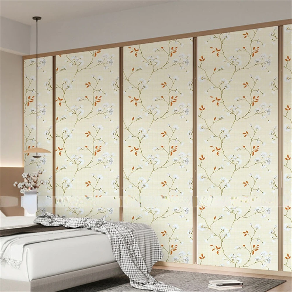Autoadesivo Floral PVC Wallpaper, Modern Flower Wallpaper,