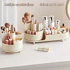 New 360° Rotating Makeup Brush Holder Cosmet Storag Box Luxury Makeup Organiser Lipsticks Make Up Container Vanity Organizer Bo 3