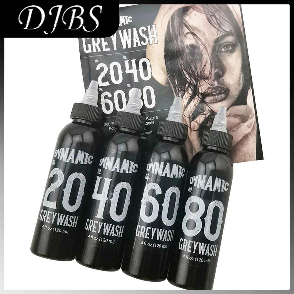 DJBS 120ML American Brand Tattoo Ink Black Permanent Makeup Pigment Microblading Ink For Liner And Shader Body Arts Paint