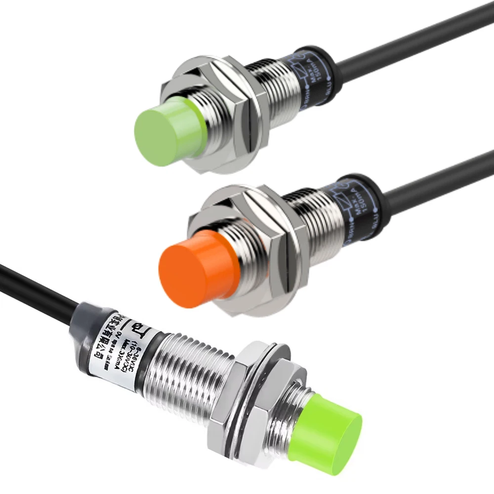 M12 Metal Sensor PR12-4DN PR12-4DN2 PR12-4DP PR12-4DP2 PR12-4DO PR12-2DN PR12-2DP Proximity Switch Three Line NPN 24V