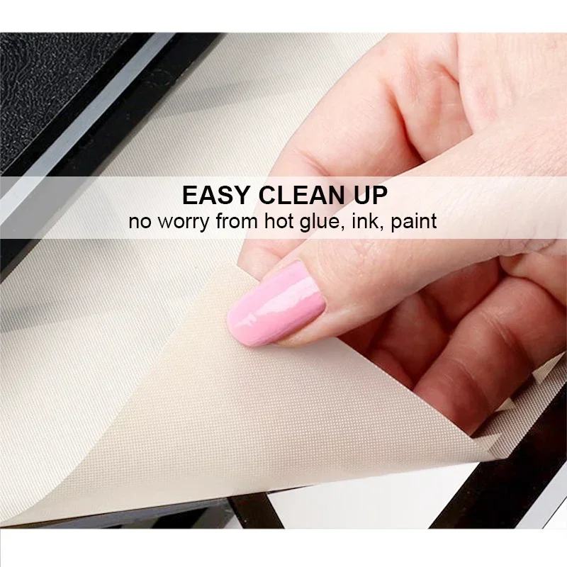 Baking Mat 40*60 cm Non-stick coating Sheet Pastry Mat for Oven Reusable Heat Resistant PTFE BBQ Craft Pad 6Pcs