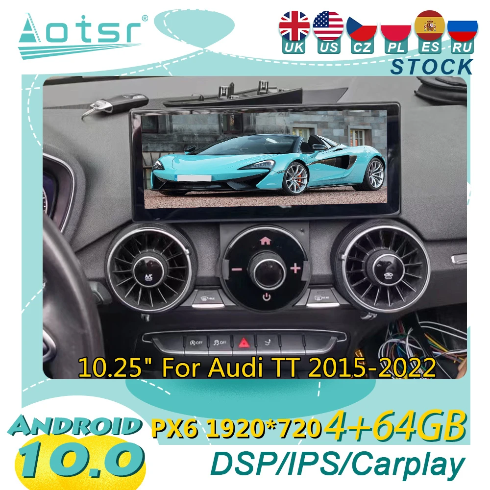 Autoradio für Audi TT, Playstore, WIFI, DAB+