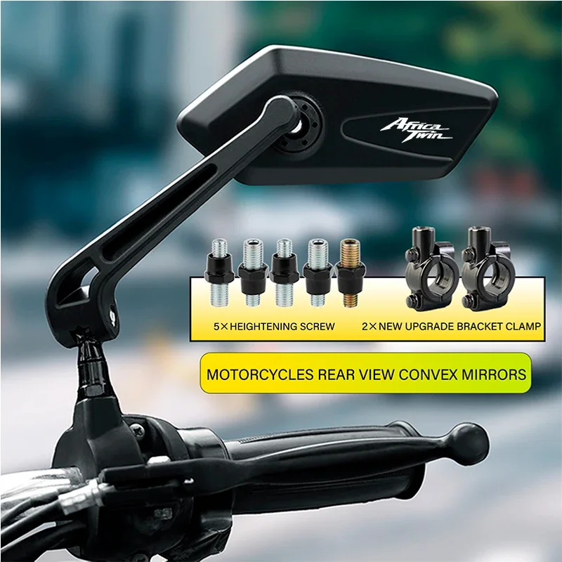 Visão da instalação do retrovisor de motocicleta