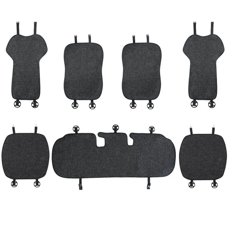 for Tesla Model 3 Y 2023 Breathable Linen Seat Cushion Backrest Protector Cover Model Y 2024 Summer Winter Interior Accessories 3 for Tesla Model 3 Y 2023 Breathable Linen Seat Cushion Backrest Protector Cover Model Y 2024 Summer Winter Interior Accessories - Billede 3