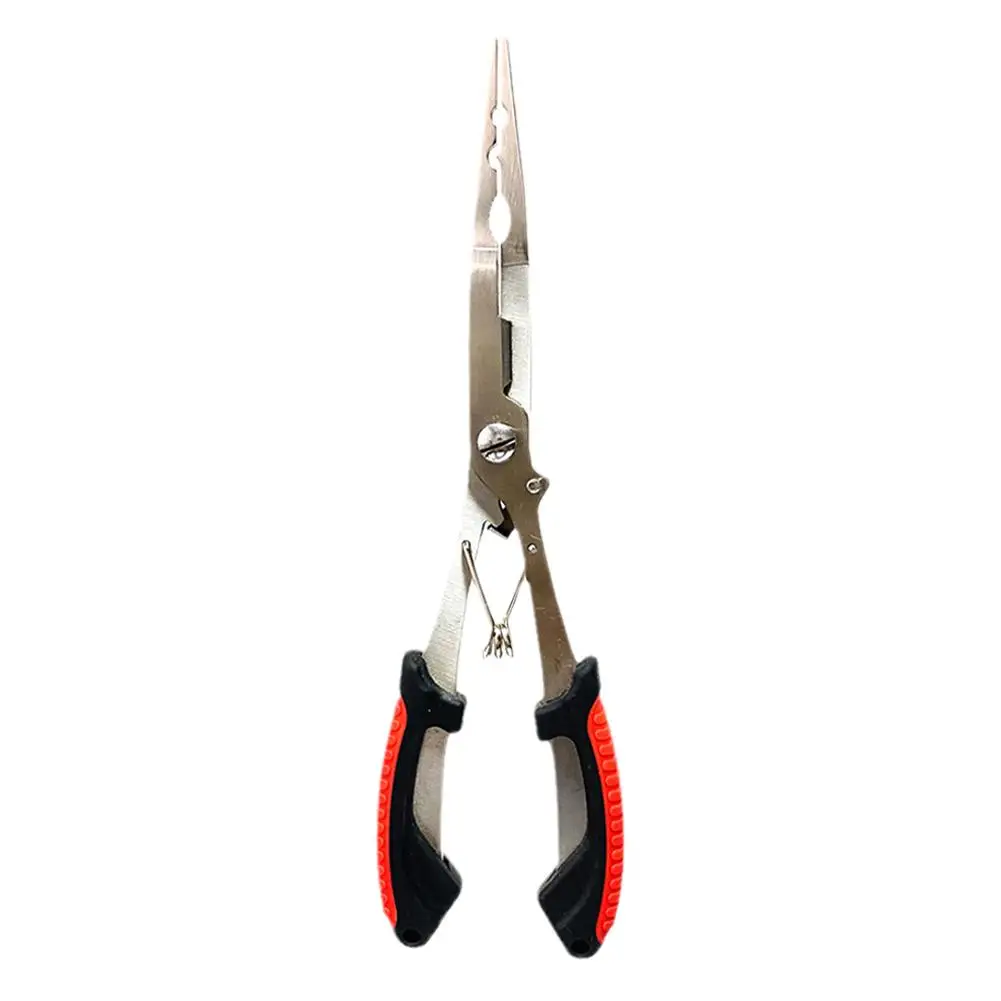 Description Picture 2 of item1Pcs Fish Pliers Long Mouthed Multifunctional Fishing Pliers Fish Mouthed Pliers Hammer Fishing Line Cutting Control Fish Pliers