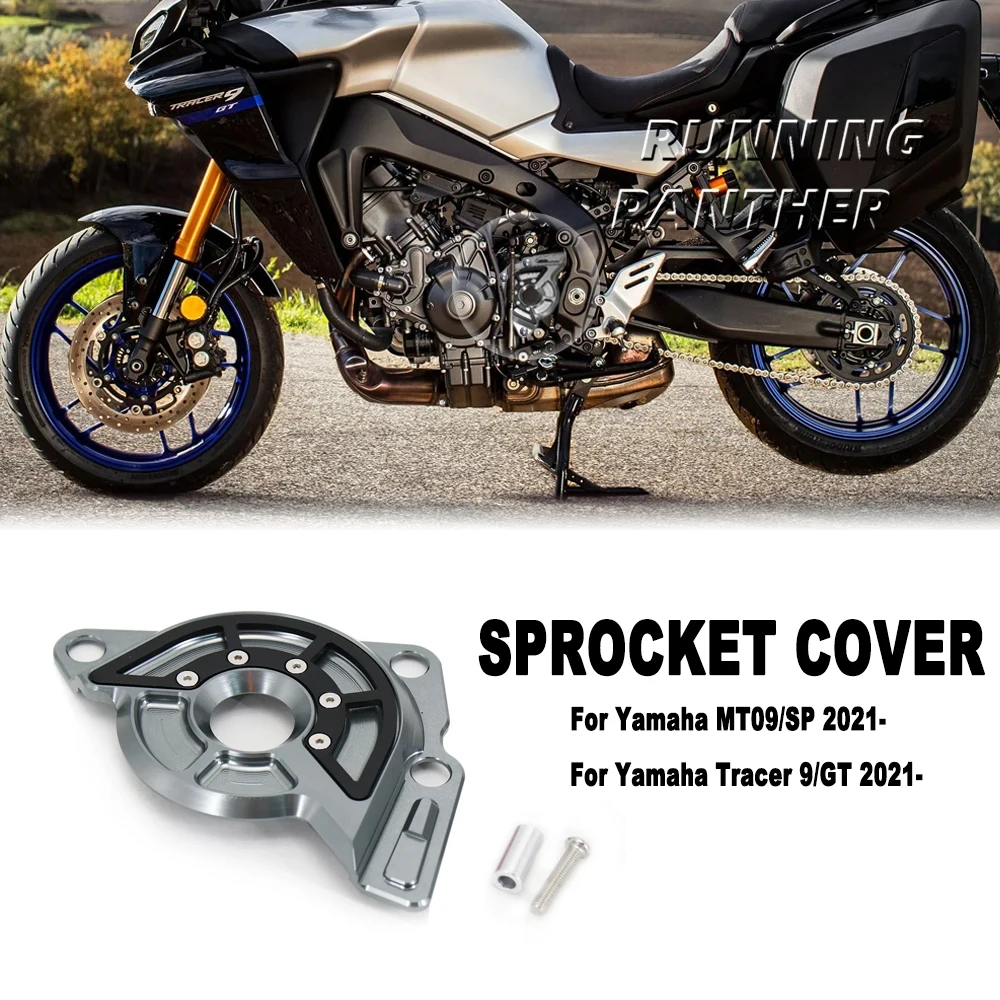 

For Yamaha MT-09 MT 09 MT09 Tracer 9 2021 2022 Motorcycle Front Chain Sprochet Cover Protective Cover Accessories
