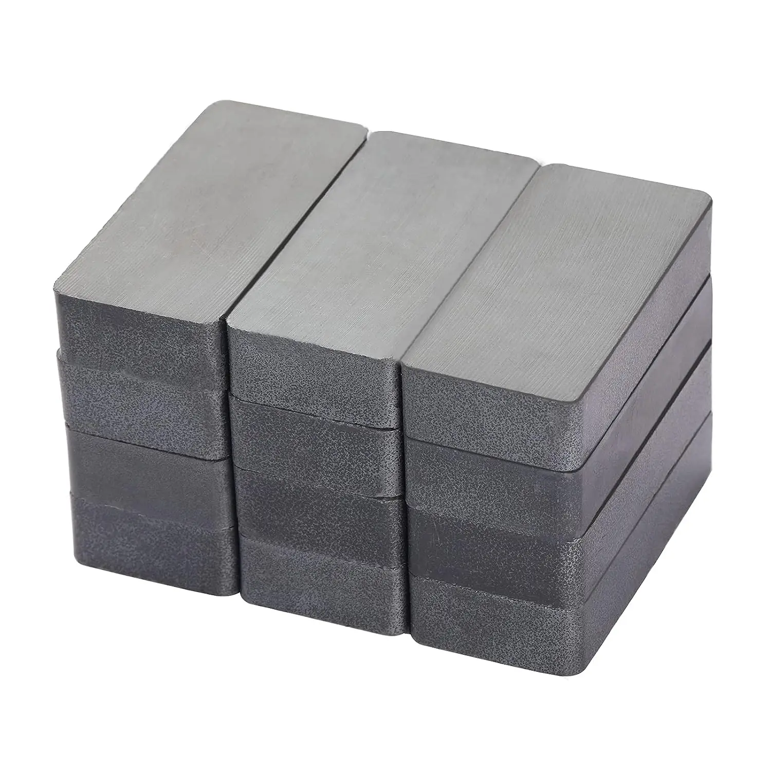 

5pcs Rectangular Ferrite Blocks Ceramic Magnets Grade 8 for Crafts Science and Hobbies 48x22x10mm