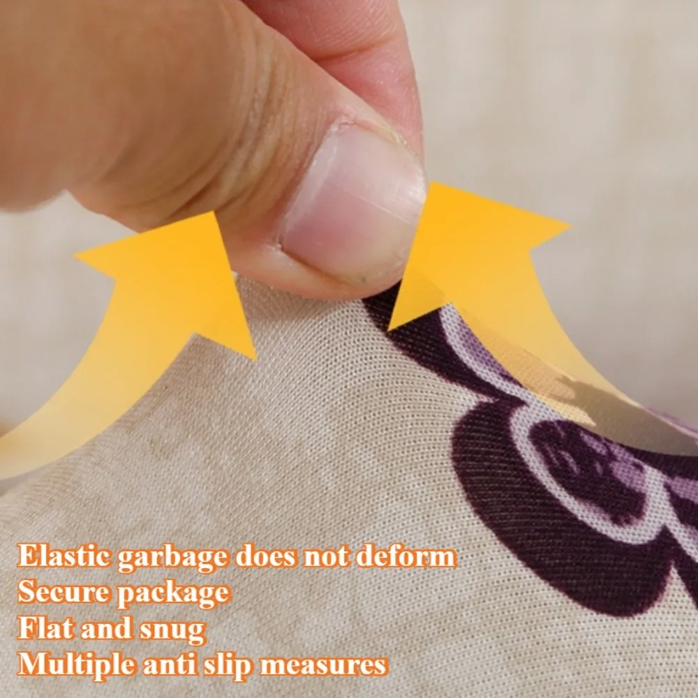 Simple Stretch Armless Sofa Bed Cover All-inclusive Foldable Sofa Cover with Skirt Armless Sofa Cover Funda De Sofá Sin Brazos 3