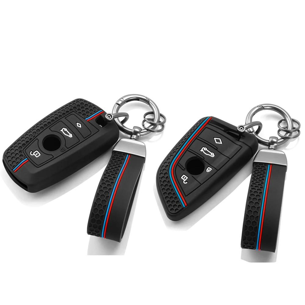 Silicone Car Key Case Cover Keychain Accessory