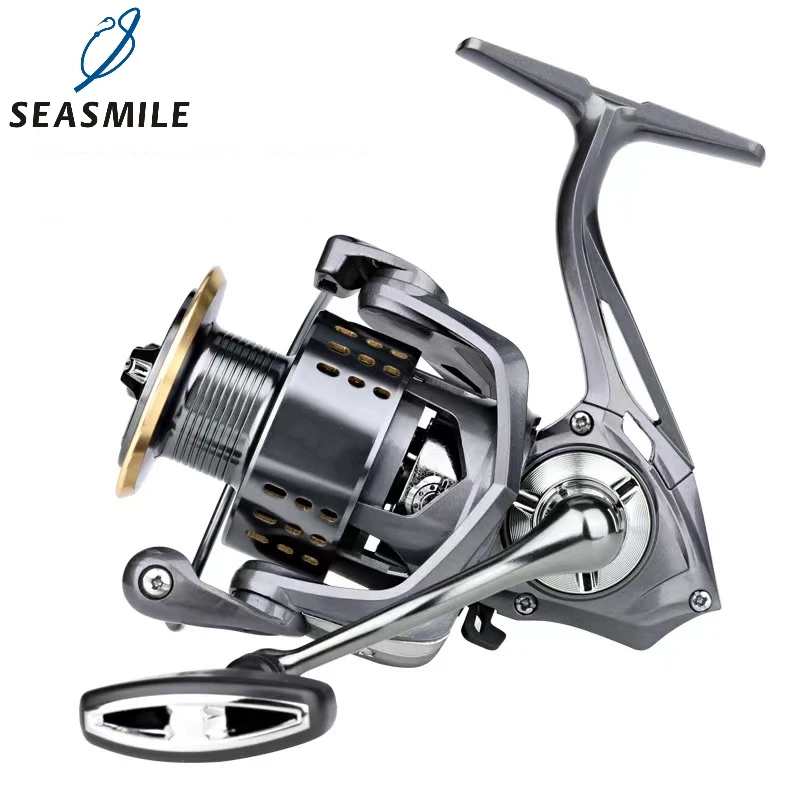 

Fishing Reels 2000-7000 , 5.2:1 Durable Gear MAX Drag 33lb Smoother Winding Spinning Fishing Reel Dual Bearing System