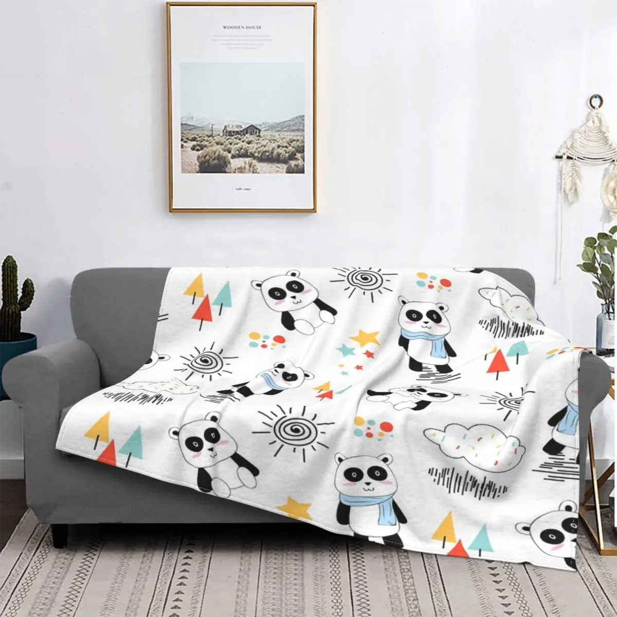 

Manta con capucha a cuadros para cama, edredones a cuadros, manta bonita de Animal, manta para cama