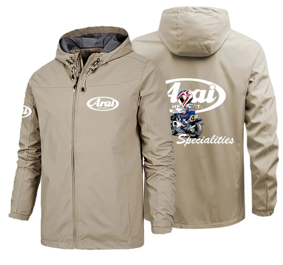 ARAI Men's Waterproof Motorcycle Jacket with Hood 1