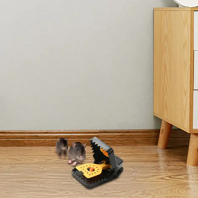 Nagy Egér Gyilkos Hatékony Élénk Színű Kiváló Részletek Patkánybilincs Egércsapda - Image 3