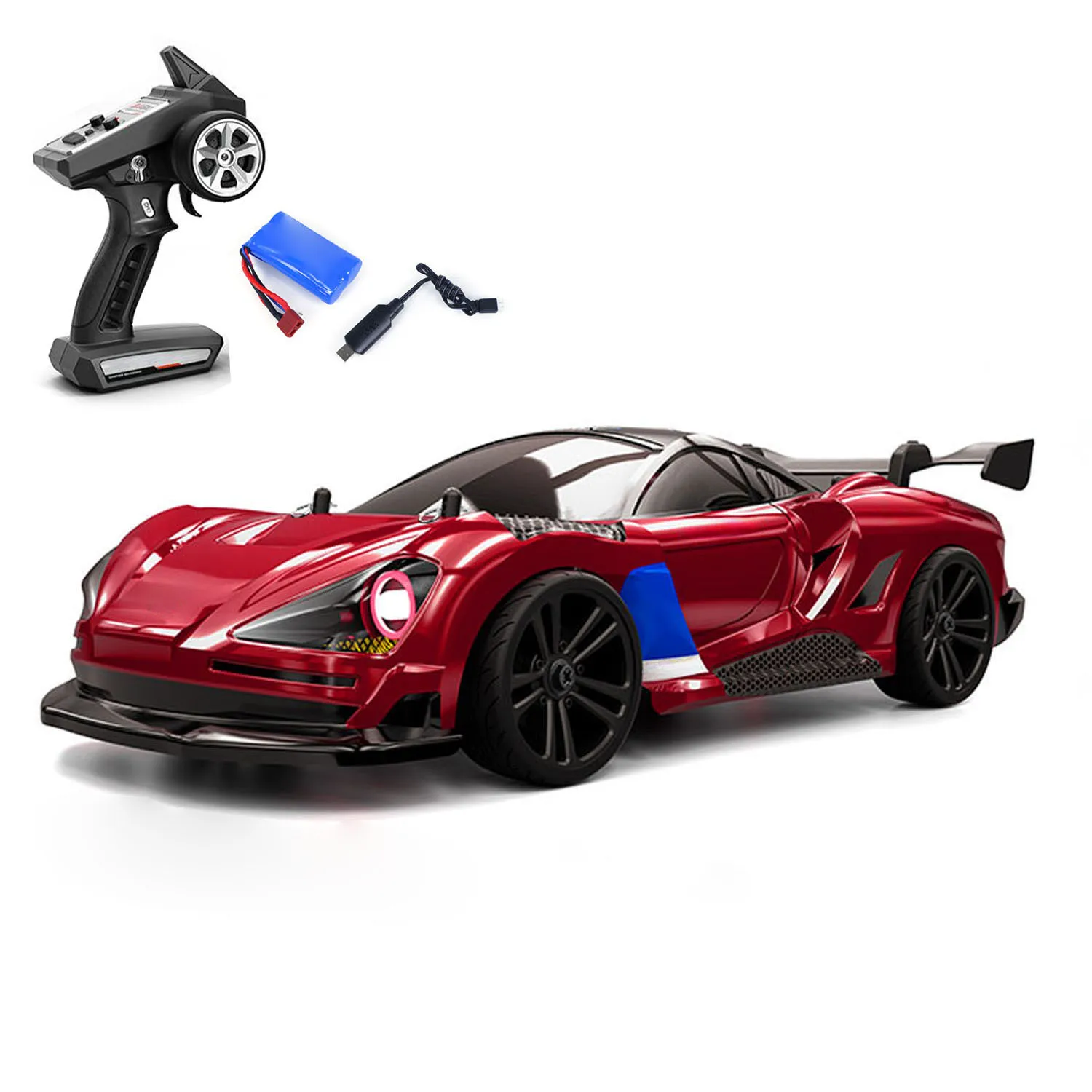 Geschenk 1/16 SCY 16301 4WD PVC RC Drift Auto Sportreifen 50mm Räder 7-Modus-Lichtsystem Fertigmodell Fahrzeug – Detail 1
