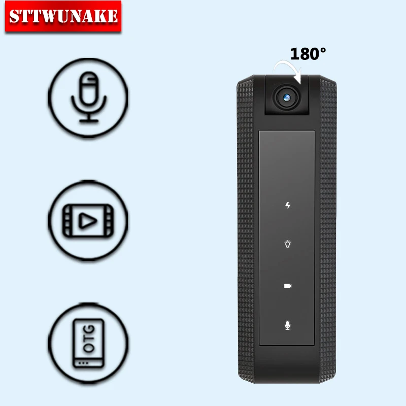 Sttwunake Mini Body Camera 1080P Hd Dv Videoregistratore Vocale Digitale Bodycam Professionale Piccolo Dispositivo Di Registrazione Del Suono Micro