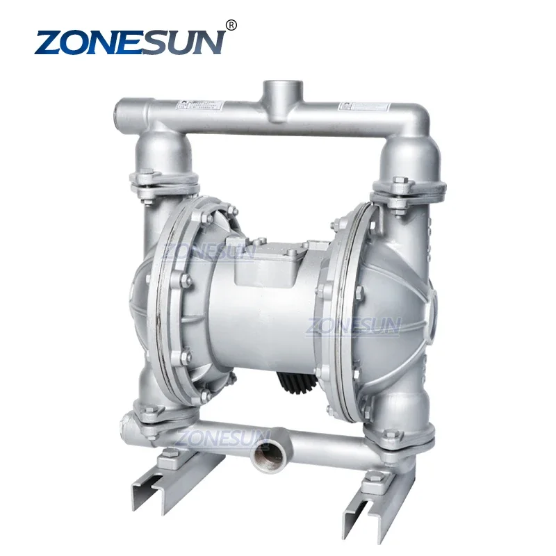 ZONESUN ZS-QBY-K25 China Mini Air Operated Chemical Dedicated Infusion Aluminum Pneumatic Pumps Diaphragm Water Pump