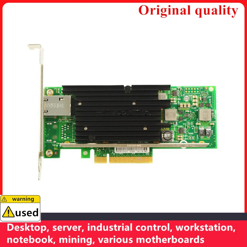 

For FANMI Single-port RJ45 PCI-E X8 X540 10Gb Ethernet Converged Network Adapter X540-T1 Above the interface