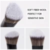 MAANGE 4pcs Main Makeup Brushes Set Flat Top Foundation Brushes Angled Contoured Brush Dense Bristle Face Makeup Tool for Beauty 6