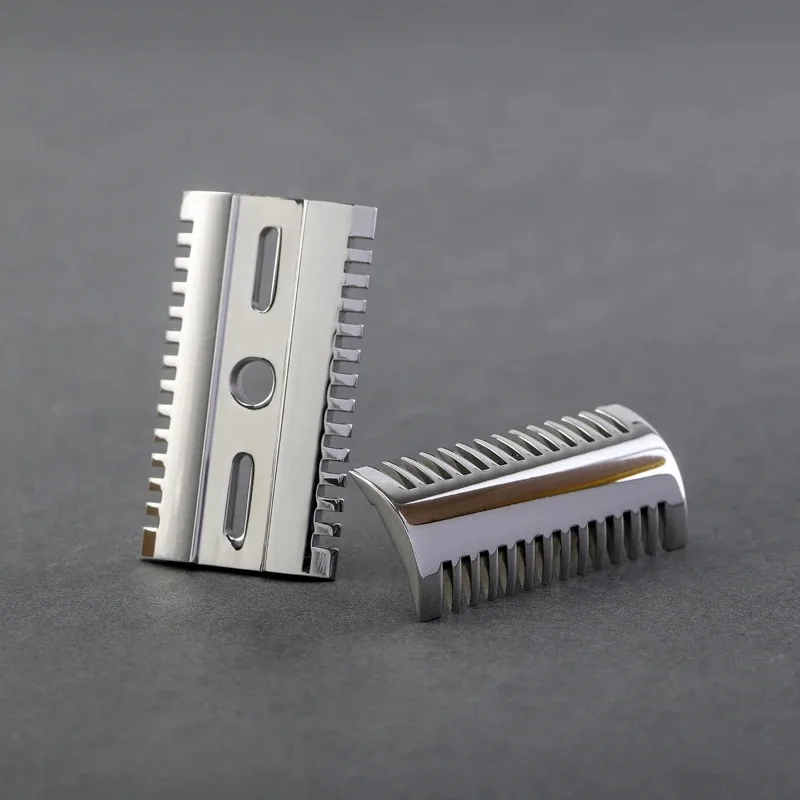 Yaqi 316 Stainless Steel Polished Mellon Safety Razor Head 4