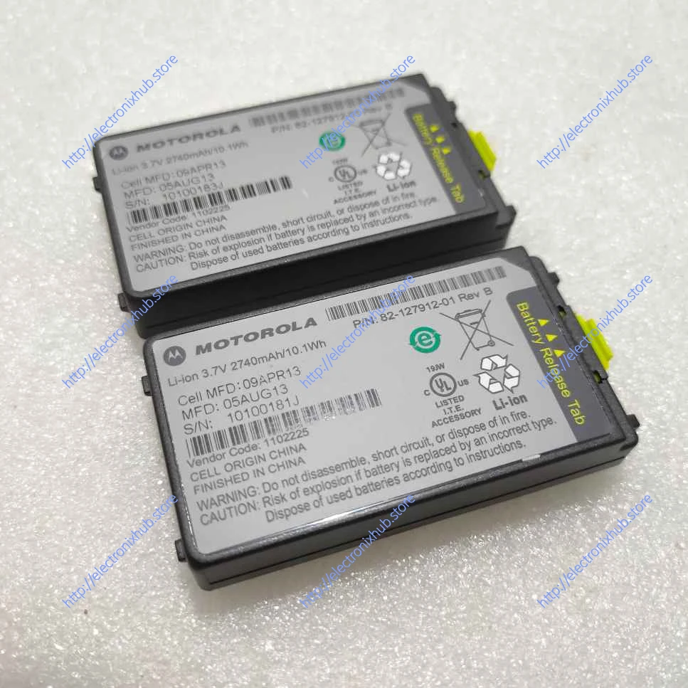 모토로라 심볼 MC3090 MC3100 MC3190, 2740mAh 대용량, PN 82-127912-01 Rev B용 배터리, 2740mAh, 신제품