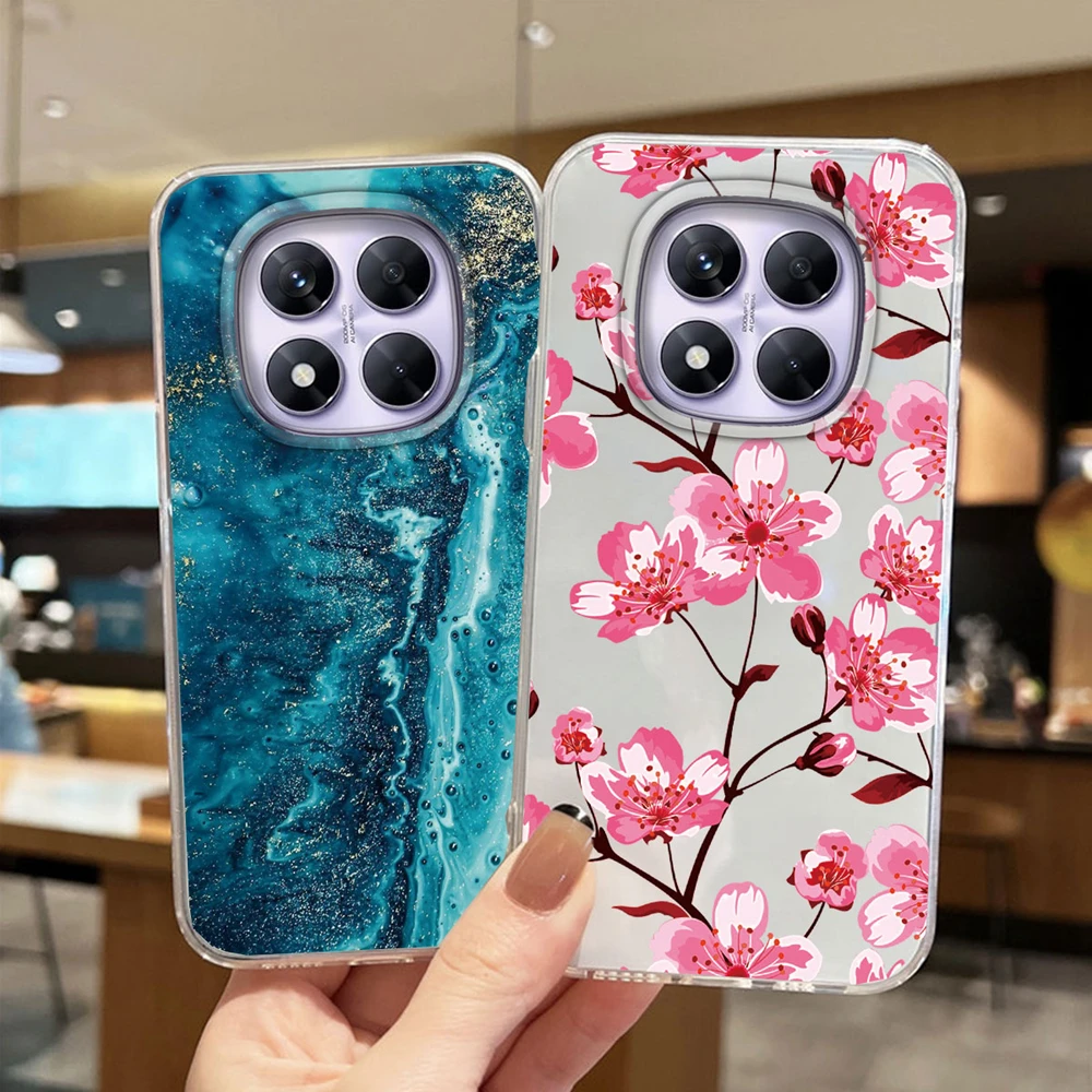 Shockproof Transparent Leopard Print Phone Case with Camera Protection